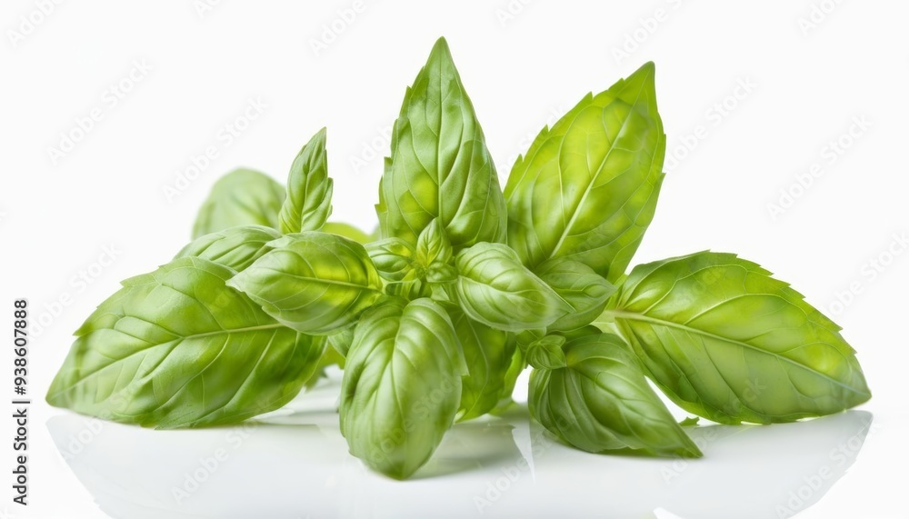 Fresh basil leaves perfect for your next culinary creation Fresh basil leaves perfect for your next culinary creation