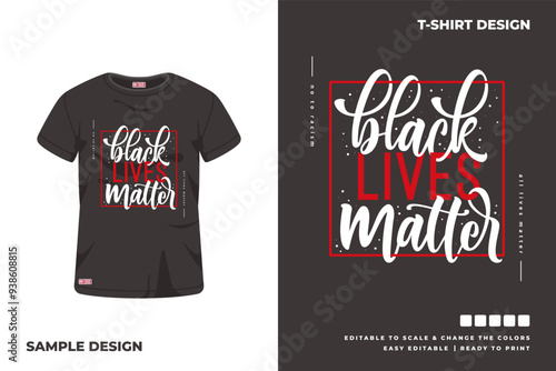 black lives matter t shirt design