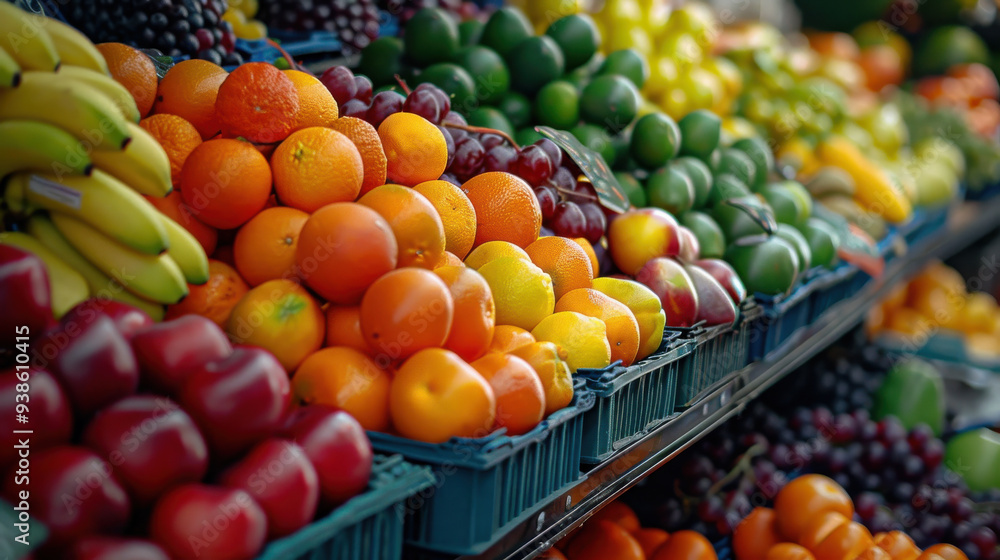 An appetizing display of brightly colored fruits, ready to be enjoyed. An appetizing display of brightly colored fruits, ready to be enjoyed.