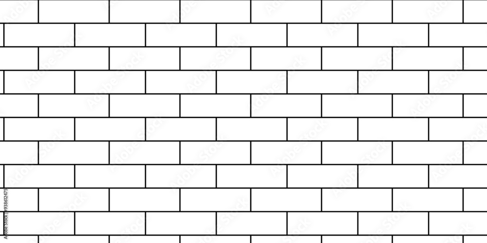 Fototapeta premium Light gray blocks cladding structure. Urban stone fence surface. Minimal brick wall design element for banner or background.