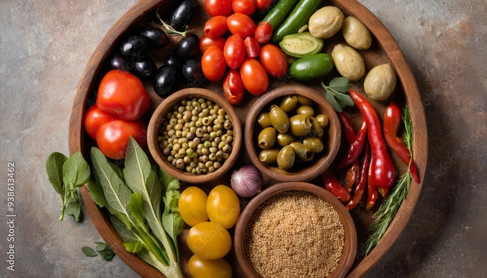 A bounty of fresh produce ready for culinary delight A bounty of fresh produce ready for culinary delight