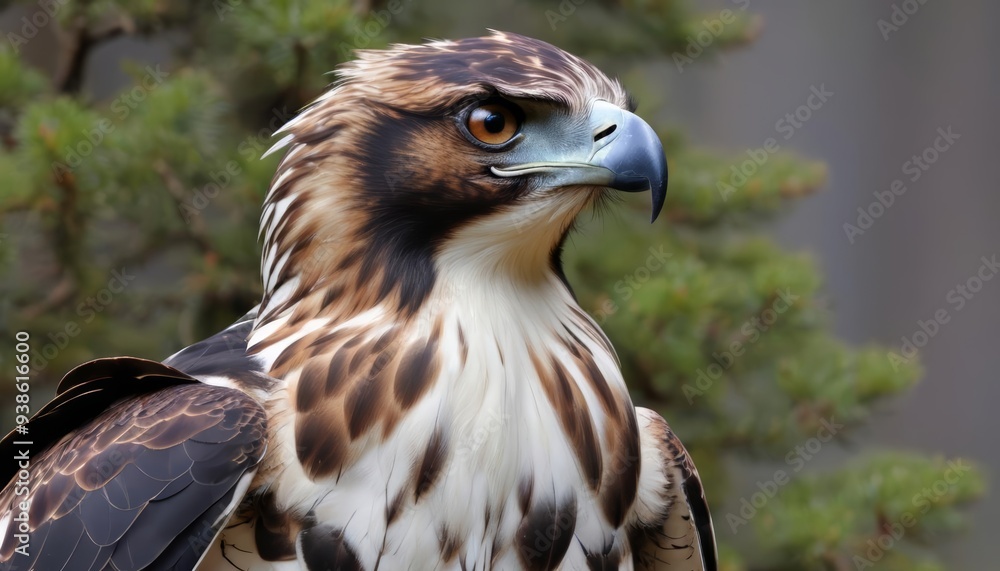 Obraz premium Eagles gaze focused and intense