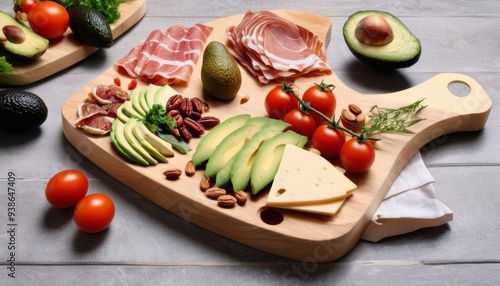  Fresh and healthy snack platter