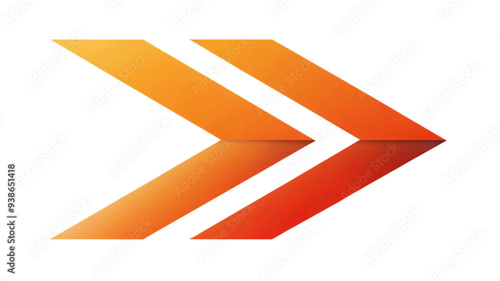 Red and yellow arrow vector illustration for business success concept Red and yellow arrow vector illustration for business success concept