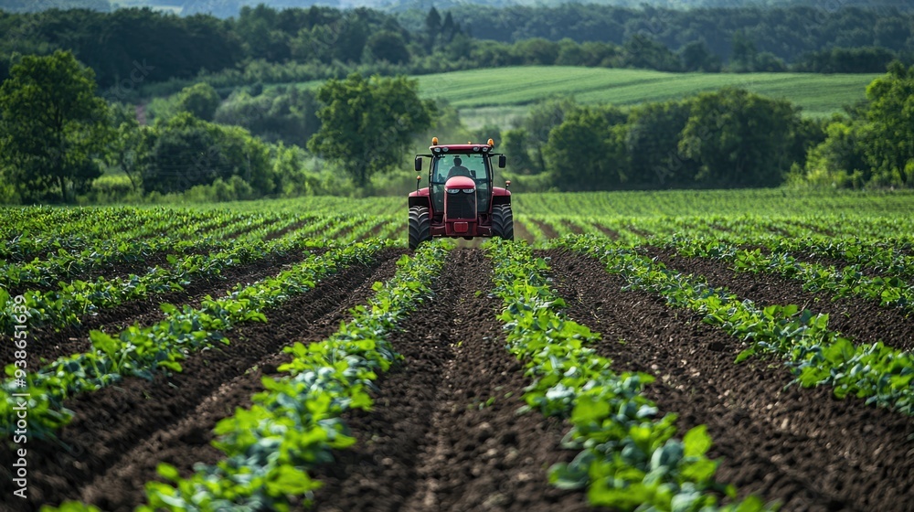 Obraz premium Fluctuating Agricultural Commodity Prices: Impact of Supply, Demand, and Environmental Variables