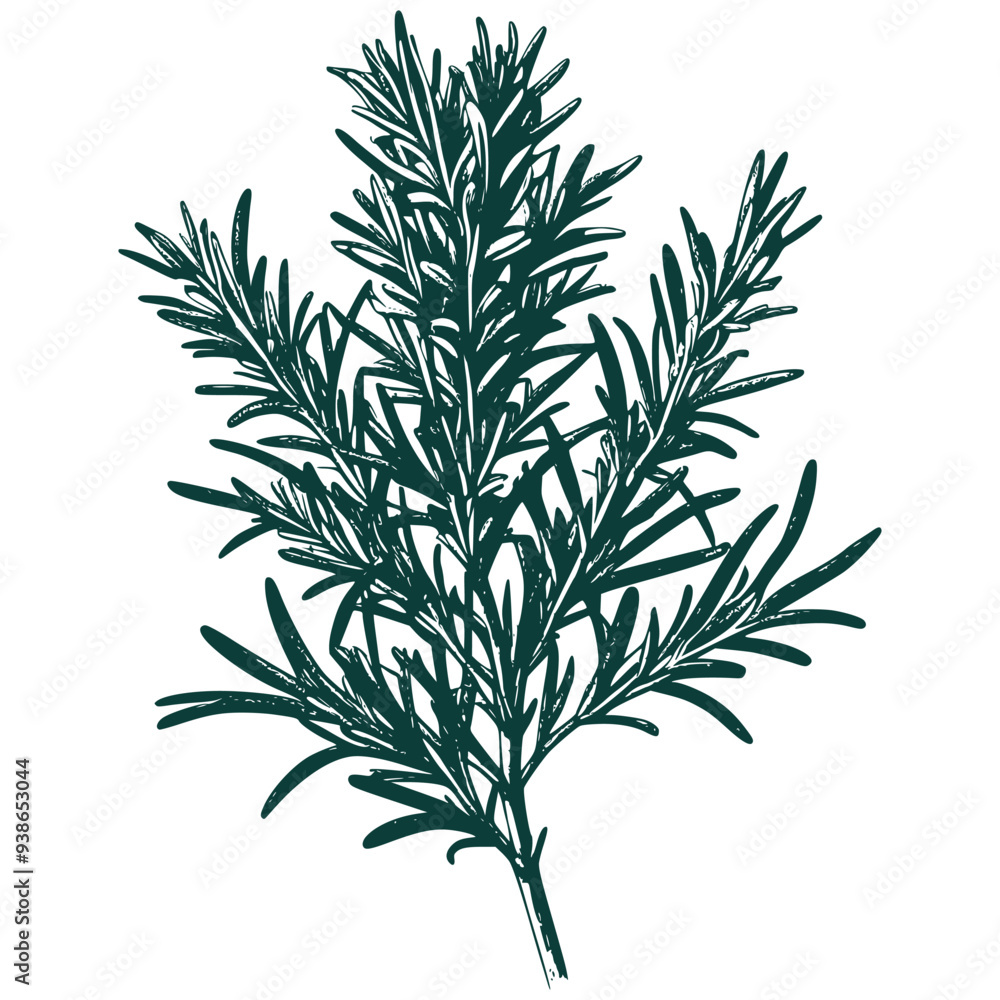 Obraz premium Aesthetic Beautiful Botanical House Plant Silhouette Illustration