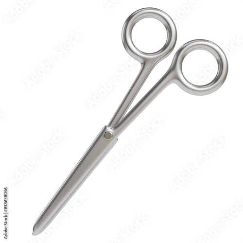 scissor. Medical 3d icon. 3000x3000 px