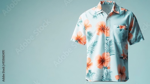 Tropical Floral Hawaiian Shirt Men s Fashion Summer Clothing