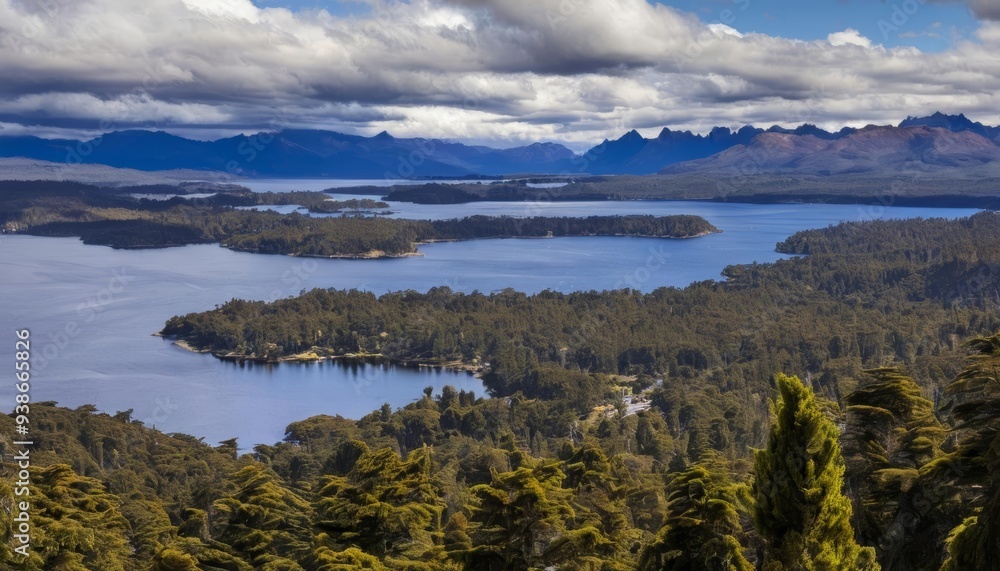 Enchanting lakeside view a serene natural haven Enchanting lakeside view a serene natural haven