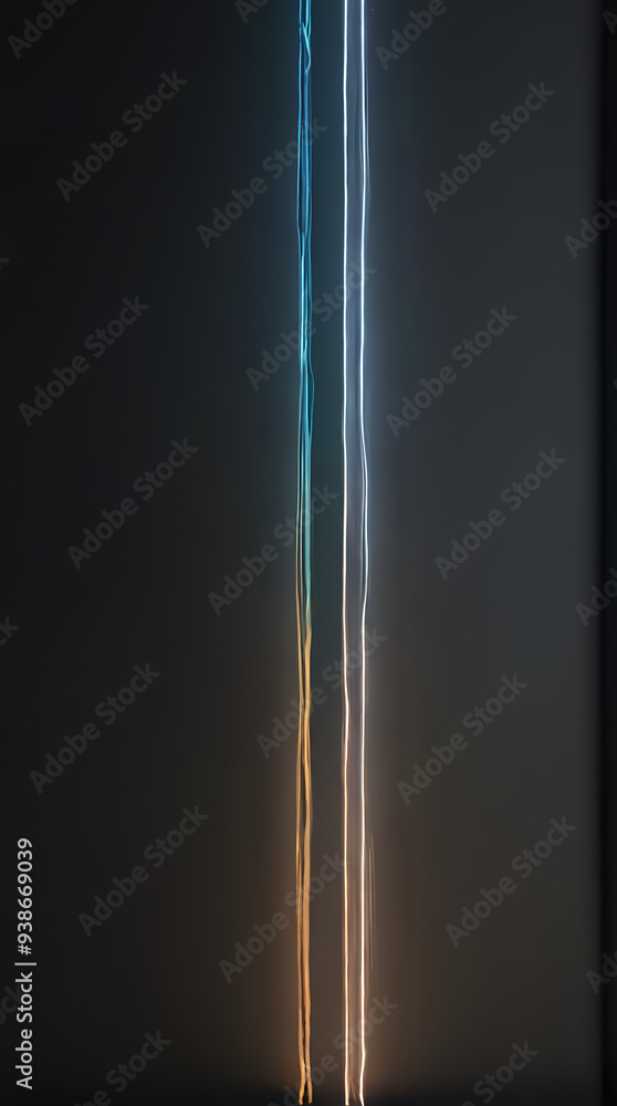 a two lights that are on a table in the dark a two lights that are on a table in the dark