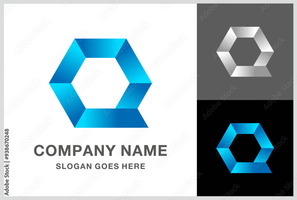 Monogram Letter Q Geometric Hexagon Cube Business Company Stock Vector Logo Design Template Monogram Letter Q Geometric Hexagon Cube Business Company Stock Vector Logo Design Template