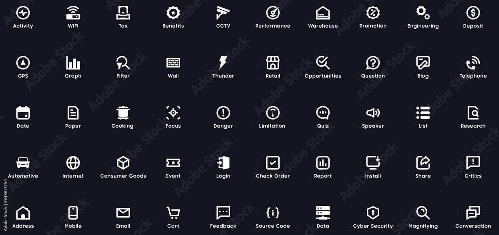 Versatile Icon Design Tailored for Business Excellence Versatile Icon Design Tailored for Business Excellence