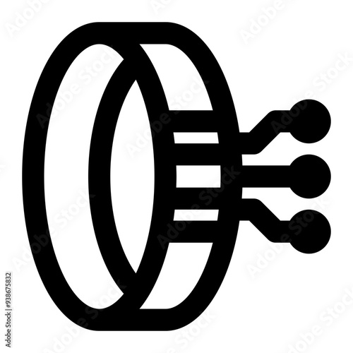 smart ring, smart bracelet, smart band, accessory, ring, wearable technology, wearable device outline icon