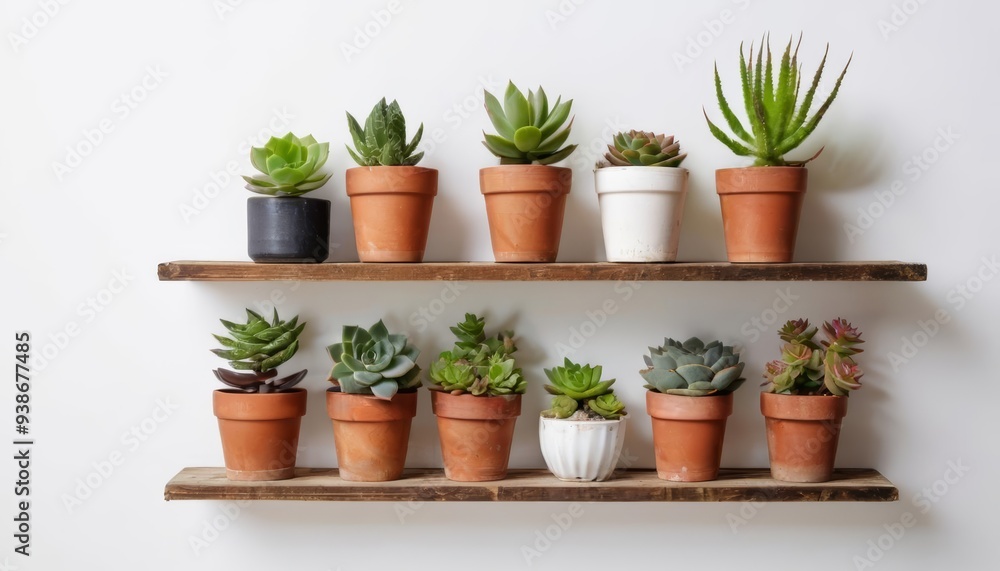 Fototapeta premium Bringing life to your space with succulent charm