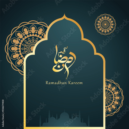Ramadan kareem vector cards
