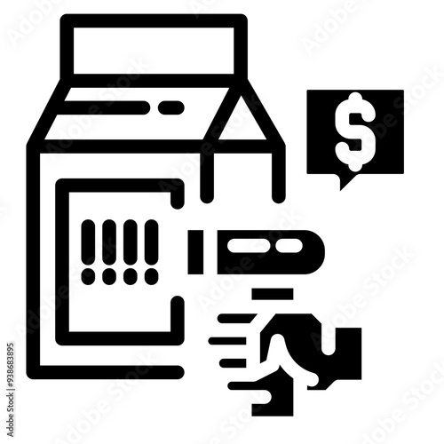 Bar Code Reader icon vector