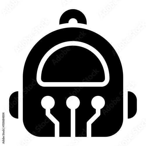 smart bag, smart backpack, bags, backpack, wearable technology, travel solid or glyph icon