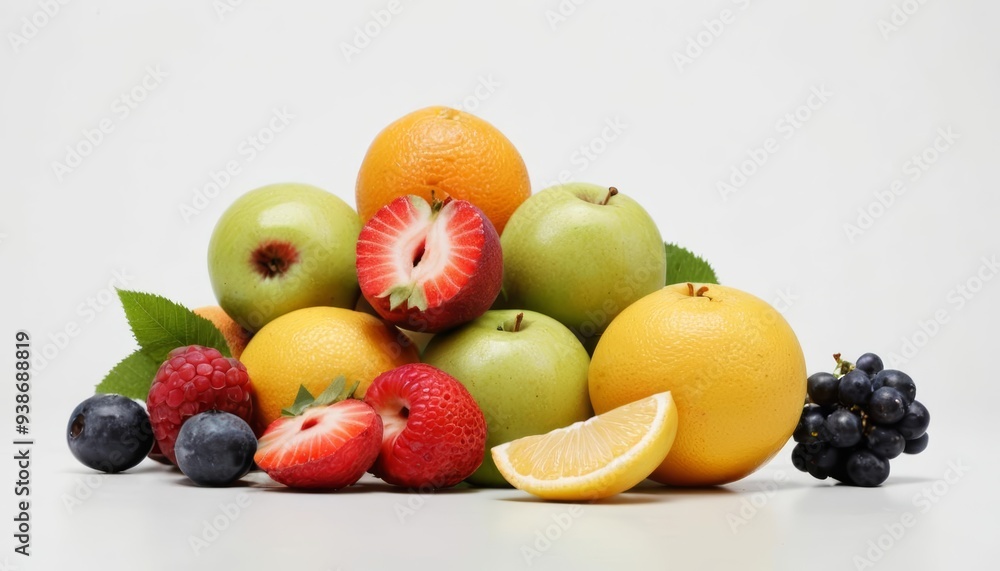 Fresh and vibrant fruits ready to be enjoyed Fresh and vibrant fruits ready to be enjoyed
