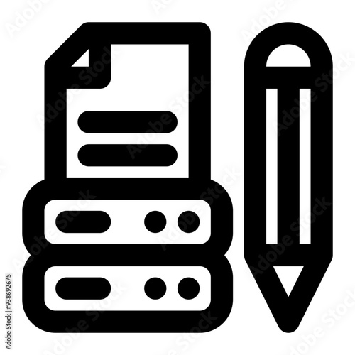 data design, designing data, database design, data engineering, data architecture, database outline icon