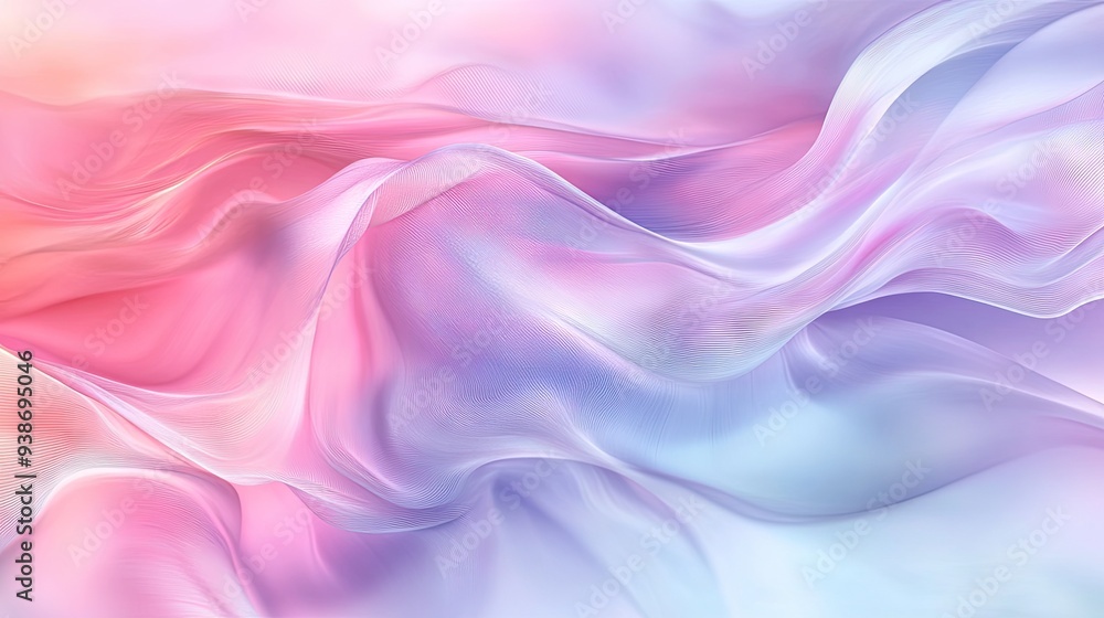 A blend of pastel colors and flowing lines, forming an abstract background with a calm feel. A blend of pastel colors and flowing lines, forming an abstract background with a calm feel.
