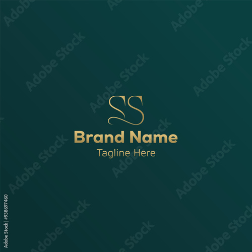 Initial based creative ss logo