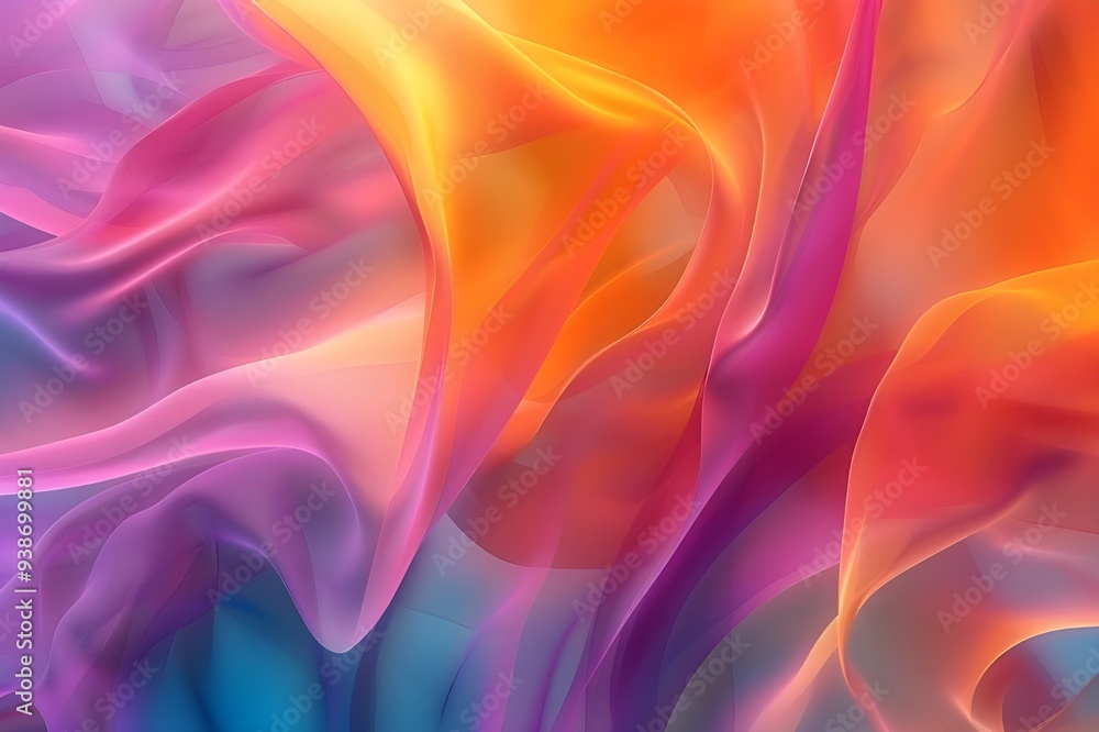 Abstract Colorful Fabric Texture