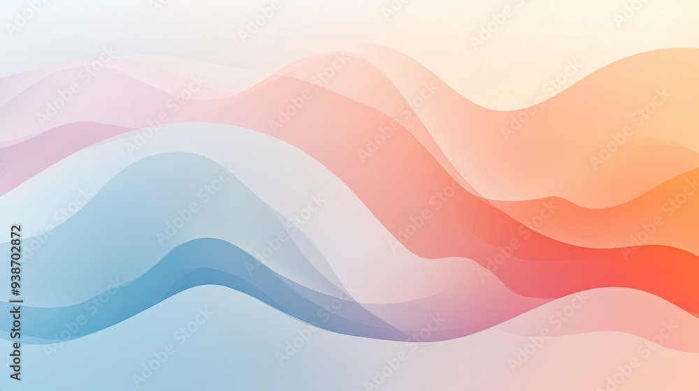 A gradient background with soft waves, creating a soothing and modern abstract design. A gradient background with soft waves, creating a soothing and modern abstract design.
