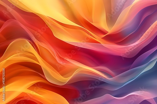 Abstract Colorful Waves