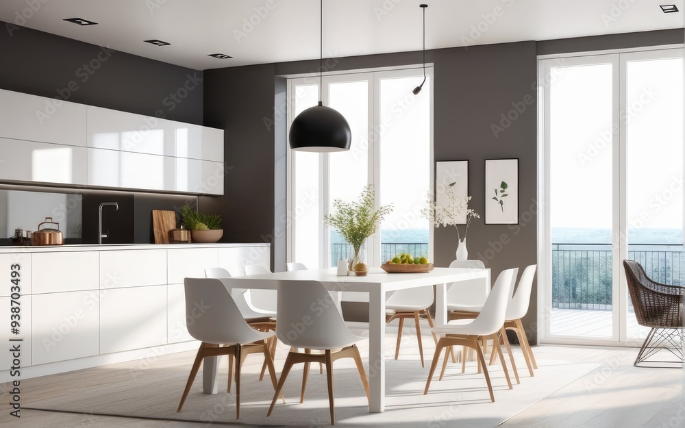 Model interior design of living room (3D Render) Model interior design of living room (3D Render)