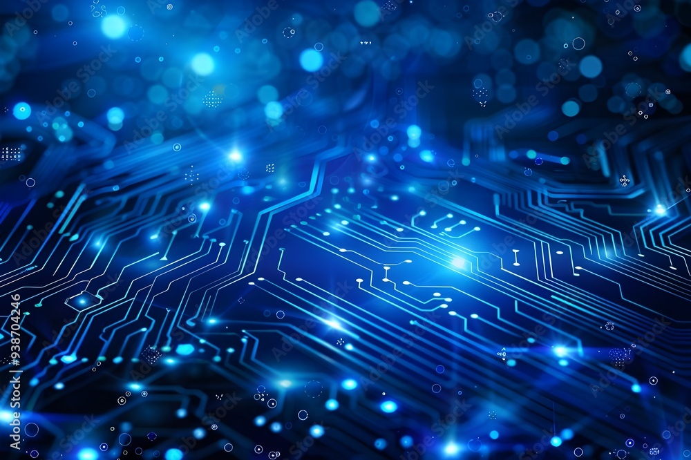 Abstract Technology Background with Circuit Board Abstract Technology Background with Circuit Board