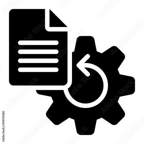 data processing, data engineering, data, preprocessing, post processing, real time, processing, automation solid or glyph icon