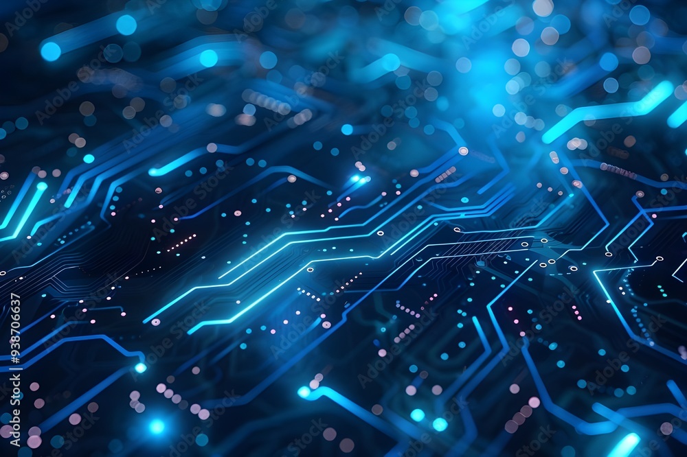 Obraz premium Abstract Digital Circuitry