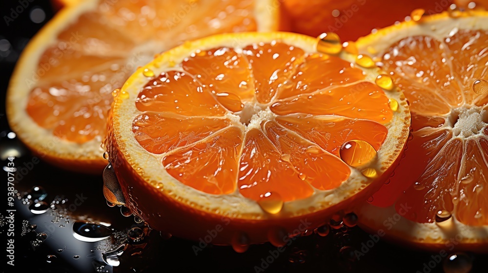 Can of fresh soda with water drops on orange background, closeup Can of fresh soda with water drops on orange background, closeup