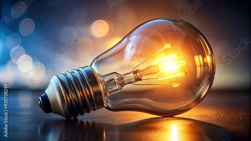 A close-up shot of a glowing light bulb, innovation, electricity, idea, creativity, invention, energy, inspiration