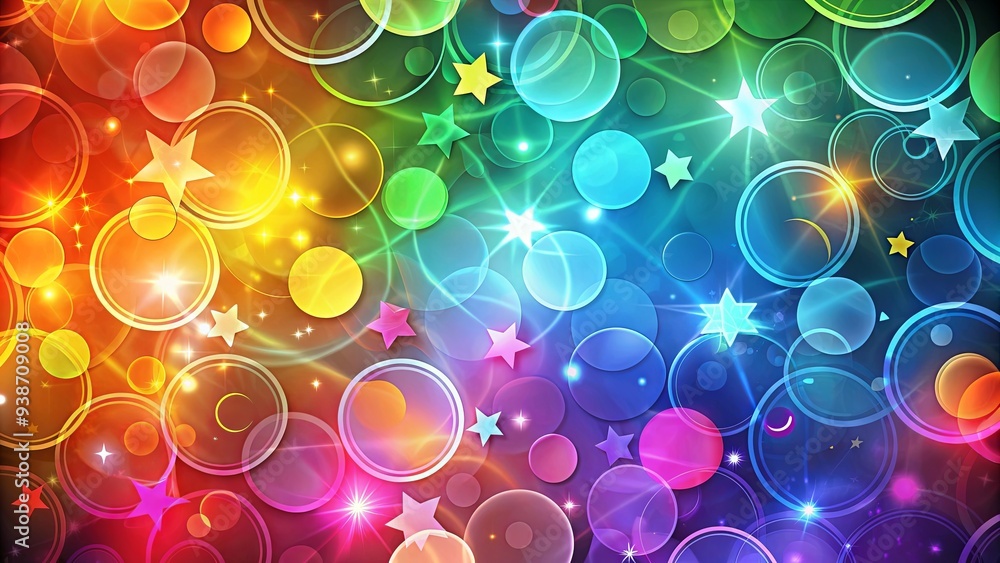 A colorful background with overlapping circles and stars, abstract, pattern, design, geometric, shapes, colorful, backdrop A colorful background with overlapping circles and stars, abstract, pattern, design, geometric, shapes, colorful, backdrop