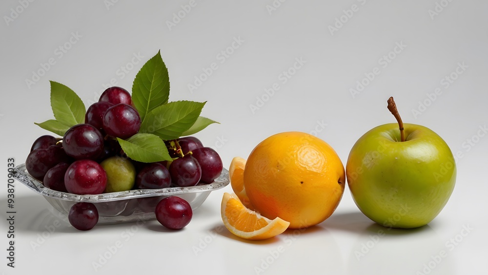 Still Life Fruit Clean and Minimalist Avatar Images on White Background Still Life Fruit Clean and Minimalist Avatar Images on White Background
