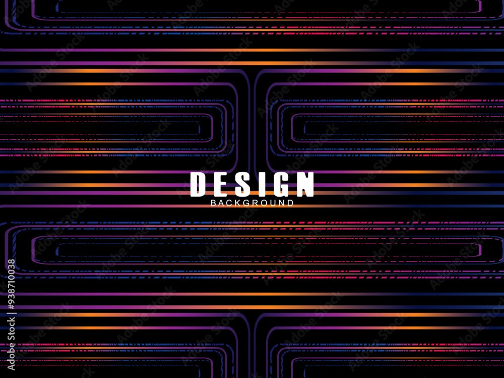 Futuristic abstract technology shining rainbow light lines with modern lines pattern black background. Vector minimal line background with text for social media covers, headers, etc. Futuristic abstract technology shining rainbow light lines with modern lines pattern black background. Vector minimal line background with text for social media covers, headers, etc.