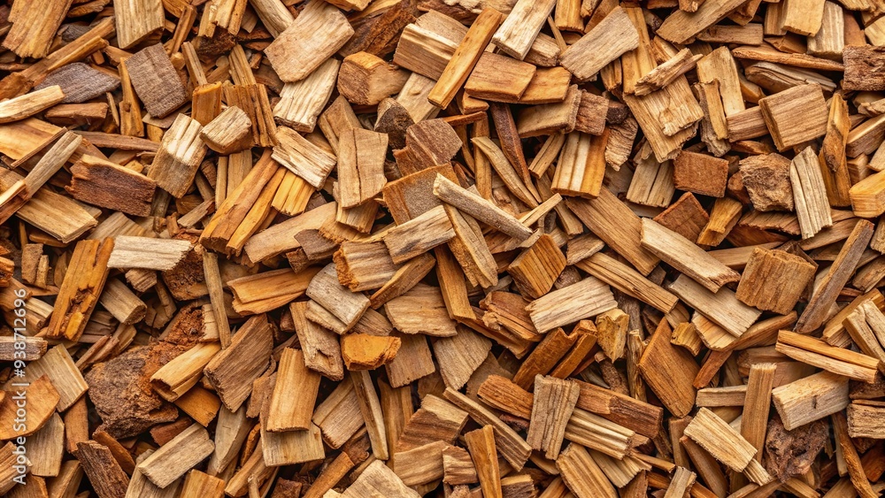 Pile of textured brown wood chips , nature, background, organic, outdoor, forest, material, mulch, ground, earthy, rough Pile of textured brown wood chips , nature, background, organic, outdoor, forest, material, mulch, ground, earthy, rough