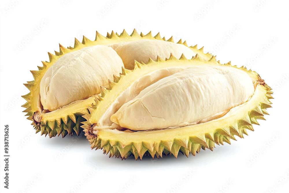 Fototapeta premium durian fruit opened delicious but aromatic seed