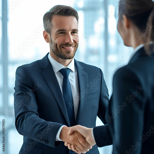 Business Professionals Shaking Hands