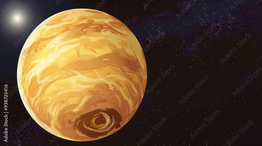 illustration of a planet illustration of a planet