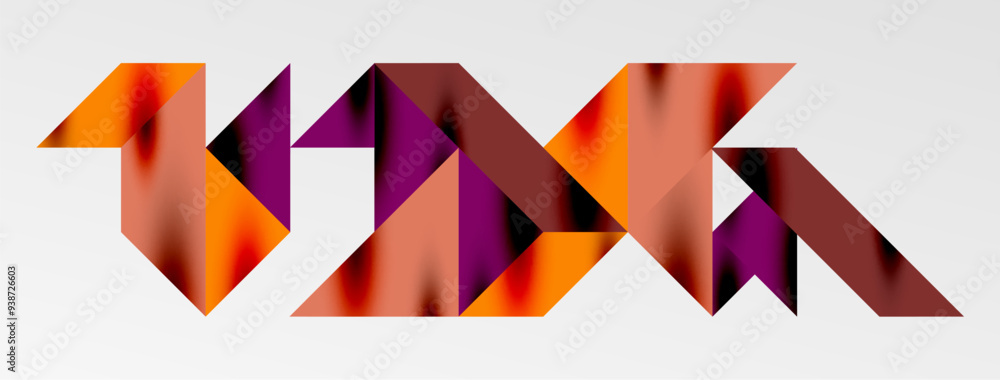 Tech minimal overlapping triangle shapes elements geometric graphic pattern Tech minimal overlapping triangle shapes elements geometric graphic pattern
