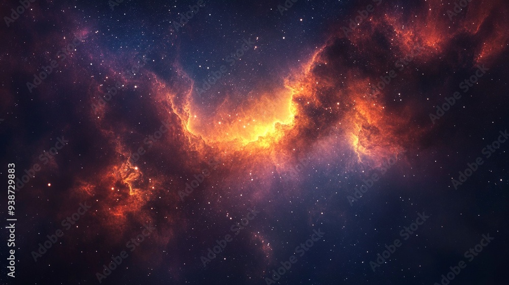 Beautiful cosmic nebula. Generative ai Beautiful cosmic nebula. Generative ai