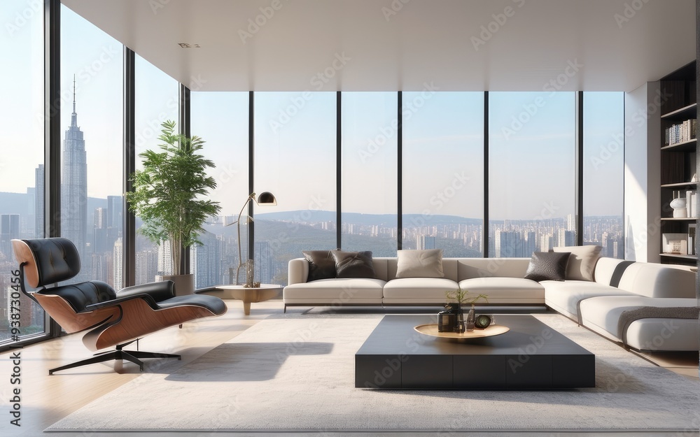 beautiful apartment, interior. 3d rendering beautiful apartment, interior. 3d rendering