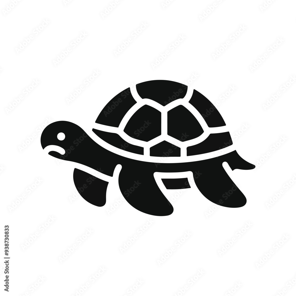 Animal turtle silhouette vector. Animal turtle silhouette vector.