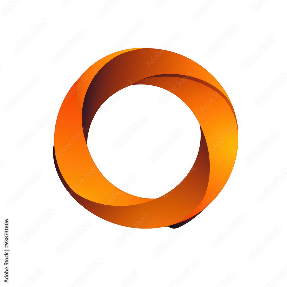 Modern abstract circle design with a gradient orange and red color scheme perfect for minimalist branding and logos. Modern abstract circle design with a gradient orange and red color scheme perfect for minimalist branding and logos.