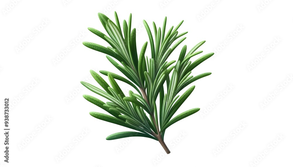 green rosemary branch isolated transparent cut out green rosemary branch isolated transparent cut out