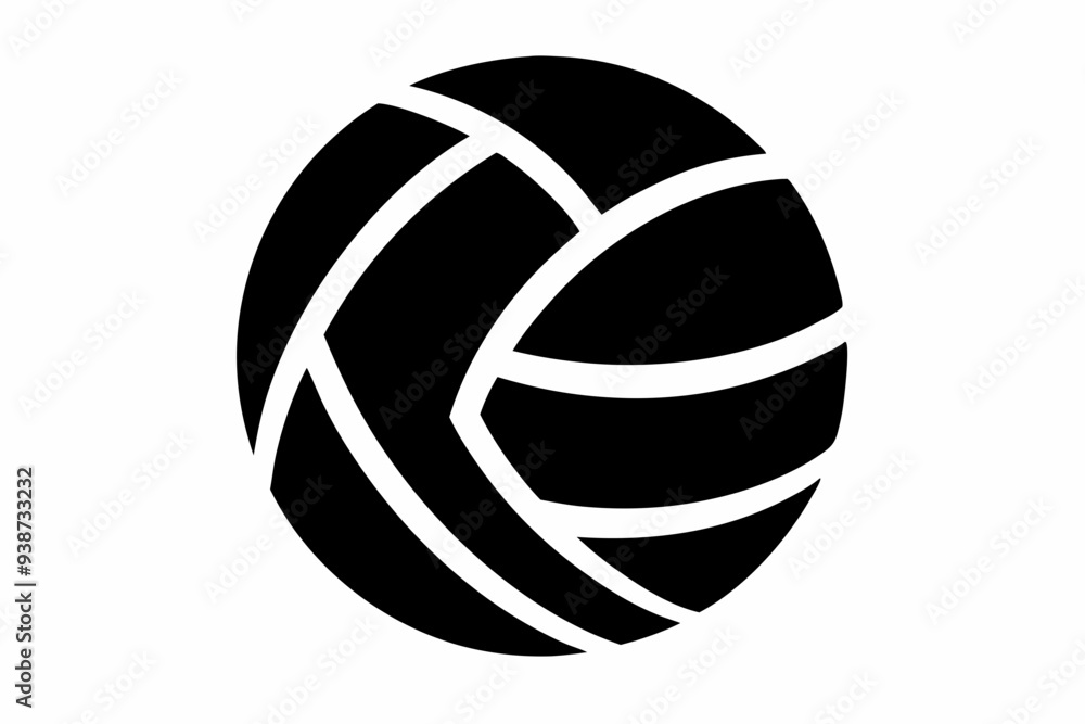 Volleyball silhouette, Volleyball icon, Volleyball svg, Sports ball vector illustration
Volleyball silhouette, Volleyball icon, Volleyball svg, Sports ball vector illustration