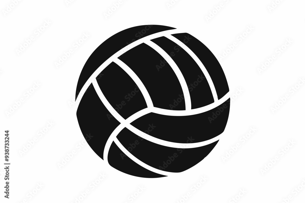 Volleyball silhouette, Volleyball icon, Volleyball svg, Sports ball vector illustration
Volleyball silhouette, Volleyball icon, Volleyball svg, Sports ball vector illustration