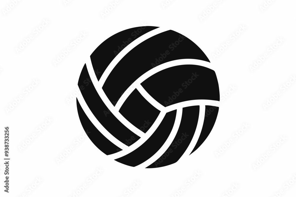 Volleyball silhouette, Volleyball icon, Volleyball svg, Sports ball vector illustration
Volleyball silhouette, Volleyball icon, Volleyball svg, Sports ball vector illustration